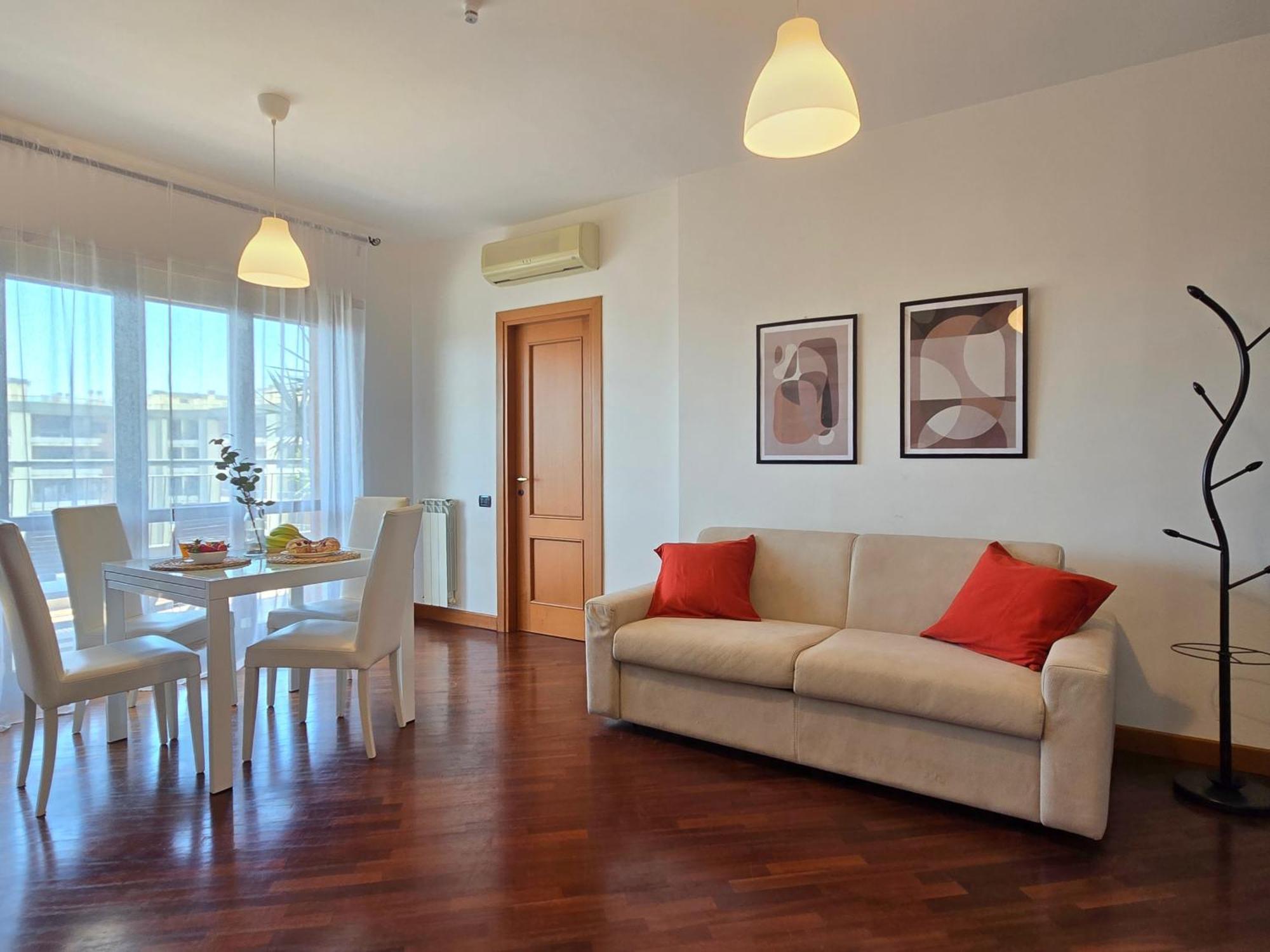 Golden Hour Apartment - Panoramic Terrace Fiumicino Extérieur photo